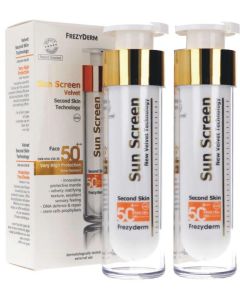FrezyDerm Pack Duplo Sun Screen Cara SPF 50+ 2x50 ml
