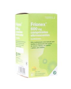 Frionex 600 mg 20 comprimidos efervescentes