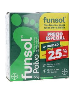 Funsol Polvo Pack Ahorro 2x60g