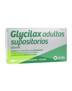 Glycilax adultos 3,31 g 12 supositorios