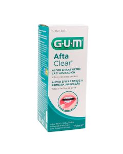 GUM AftaClear Colutorio | Alivio inmediato de aftas y úlceras bucales