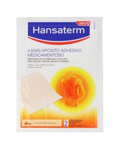 Hansaterm 4,8 mg 2 apósitos adhesivos medicamentosos