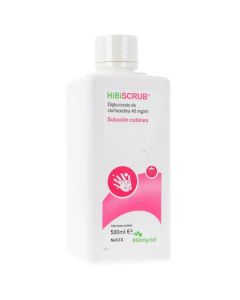 Hibiscrub 40 mg/ml solución cutánea 1 frasco 500 ml