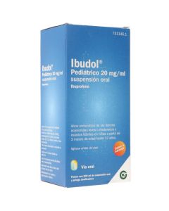 Ibudol pediátrico efg 20 mg/ml suspensión oral 1 frasco 200 ml