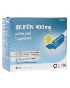 Ibufén 400 mg 24 sobres polvo oral