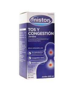 Iniston tos y congestión jarabe 1 frasco 200 ml