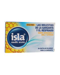 Isla Med Agradable Miel y Cítricos | Pastillas para la voz