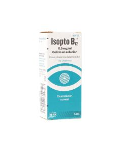 Isopto b12 0,5 mg/ml colirio en solución 1 frasco 5 ml