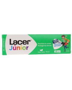 Lacer Junior Gel Dentífrico Sabor Menta 75 ml