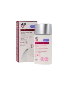 Crema Anti-Rojeces Mineral SPF30 de Leti SR 40 ml