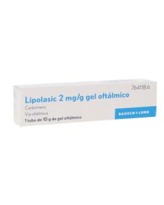 Lipolasic 2 mg/g gel oftálmico 1 tubo 10 g