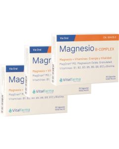Magnesio Pack 3 Uds. B-complex multivitaminas 90 c&aacute;psulas