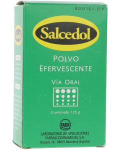 SALCEDOL POLVO EFERVESCENTE, 1 frasco de 125 ml