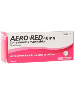 AERO RED 40 mg COMPRIMIDOS MASTICABLES, 100 comprimidos