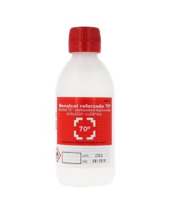 Menalcol reforzado 70º solucion cutanea 1 frasco 250 ml (pe)