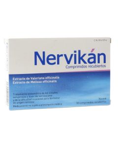 Nervikan 160 mg/80 mg 50 comprimidos recubiertos
