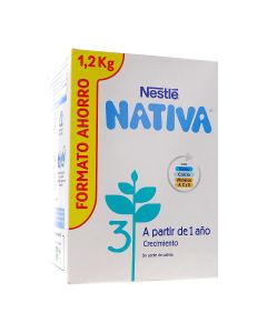 Nativa 3 Leche en Polvo para Bebé Pack Ahorro 1.2kg | Desarrollo Óptimo a Partir de 12 Meses