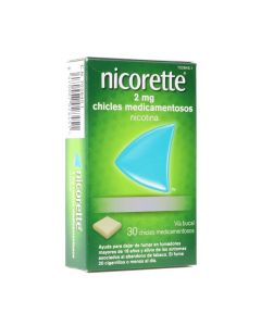 Nicorette 2 mg 30 chicles medicamentosos