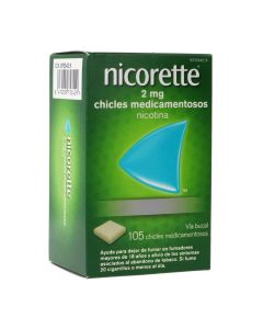 Nicorette 2 mg 105 chicles medicamentosos