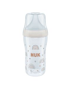 NUK Biberón Perfect Match con Tetina de Silicona Suave (260 ml)
