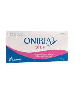 ONIRIA Plus 30 Comprimidos | Complemento con melatonina y valeriana