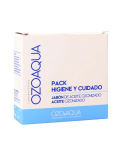 Ozoaqua Pack higiene Jabón Ozonizado + Aceite Ozonizado 