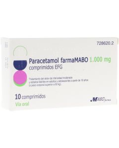 PARACETAMOL FARMAMABO 1000 MG COMPRIMIDOS EFG 10 comprimidos