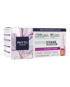 Phyto Phytocyane Tratamiento Ampollas Anticaída para la mujer