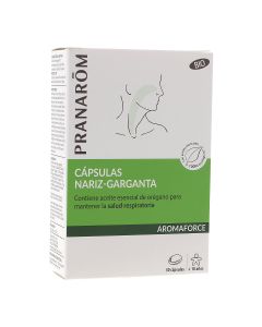 Pranarôm Cápsulas Nariz Garganta Bio Vías Respiratorias