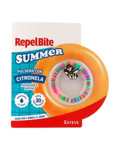 RepelBite Pulsera Summer Citronela 30 días