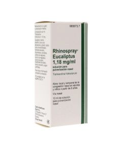 Rhinospray eucaliptus 1,18 mg/ml solución para pulverización nasal 1 frasco 10 ml