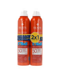 Rilastil Sun Duplo 2x1 System Baby Spray Transparente SPF50+ 