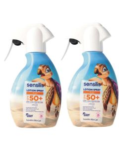 Sensilis Duplo Spray Protector Solar Kids SPF50+ 2x200 ml
