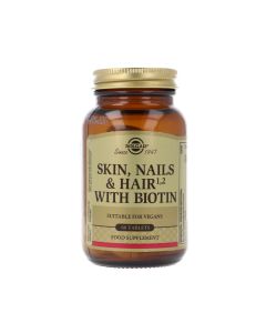 Solgar Skin, Nails & Hair With Biotin 60 comprimidos