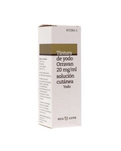 Tintura de yodo reig jofre 20 mg/ml solucion cutanea 1 frasco 40 ml