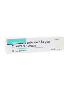Vaselina esterilizada pura orravan pomada 1 tubo 18 g