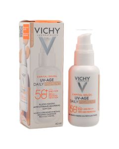Vichy Fluido UV-AGE Daily SPF50+ Antiarrugas con Color 40 ml