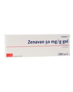 Zenavan 50 mg/g gel cutáneo 1 tubo 60 g